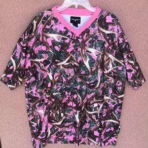 Hidden‎ Antler Pink Camouflage Texas T- shirt
